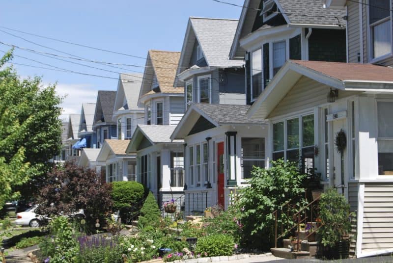 a row of homes in vancouver