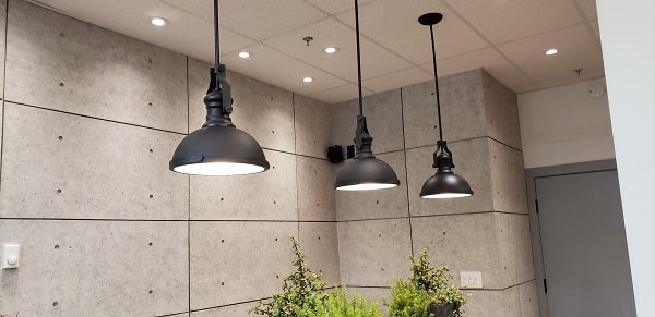lighting installed by TCA's Vancouver electrical contractors